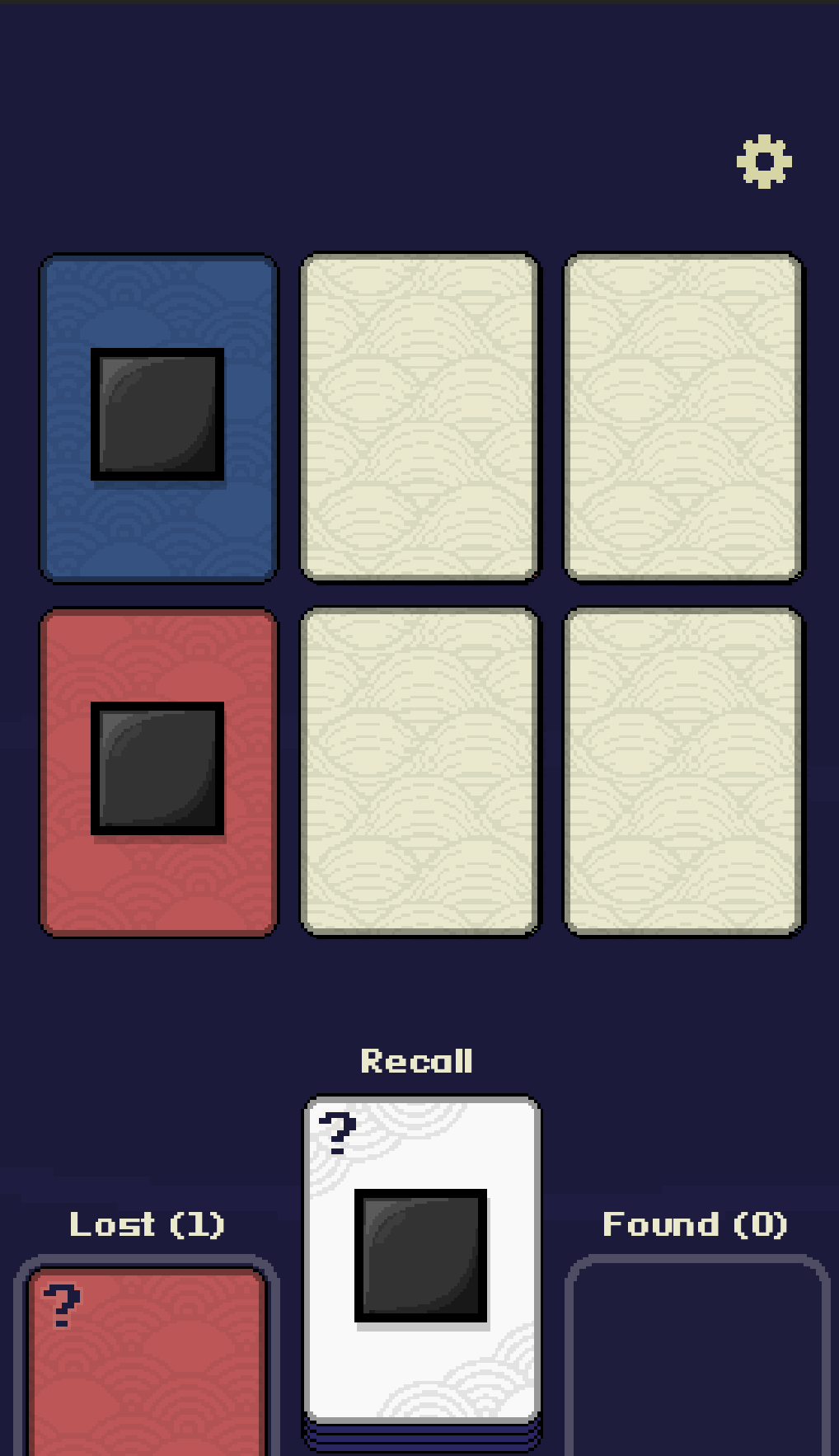 Success screen